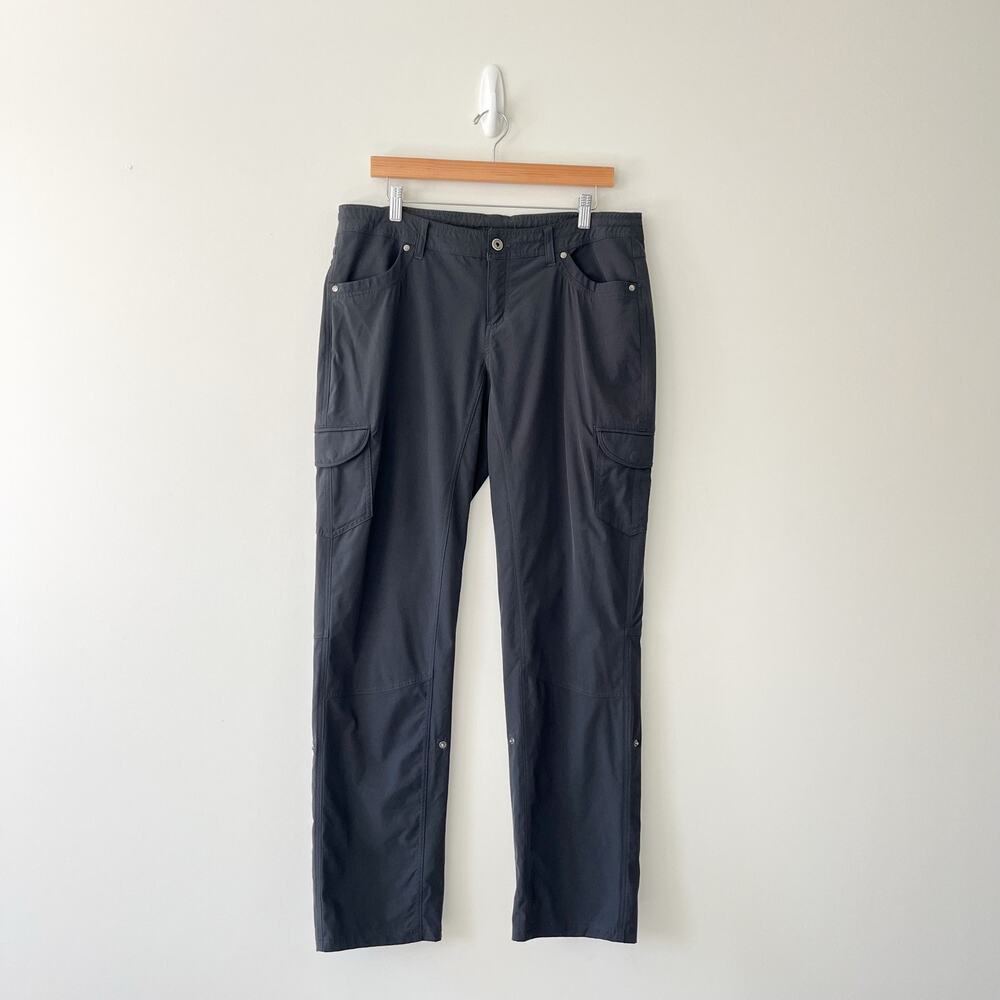 Kuhl Women’s Freeflex Roll-Up Pant in Dark Gray Koal Coal Size 14 - Picture 4 of 15